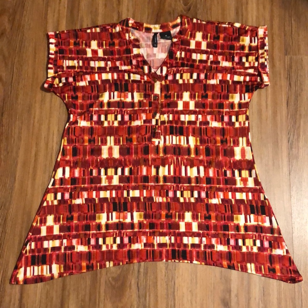 New Directions Short Sleeve Top Sz M